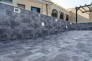 Мембрана StoneTile Grey плитка 40х20 см, 1.65м армована з лаковим покриттям 327198043001