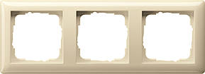 Рамка 3-місна Standard 55 кремовий Gira 021301