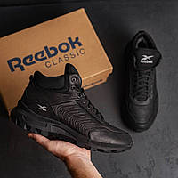 RIO Зимові шкіряні ботинки Reebok чорні