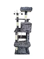 Когтеточка для кошек Funfit Cat Tree 1062 Grey (серый) дряпка домик для кошек и котят Игровой комплекс