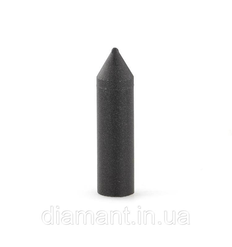 Гумка силіконова чорна, No220, конус 24х6 мм