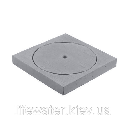 Кришка скіммера Pierra 26.5х26.5х3.5см, Rustique bulle, тон Gris 310792