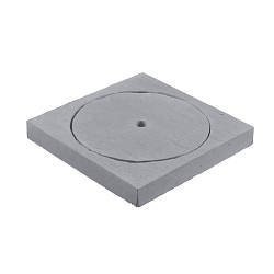 Кришка скіммера Pierra 26.5х26.5х3.5см, Rustique bulle, тон Gris 310792