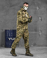 Тактический боевой костюм пиксель, aрмейская камуфляжная форма весна рип-стоп, костюм зсу пиксель if168