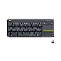 Клавиатура Logitech K400 Plus Touch Wireless UA Black (920-007145)(1728594856756)