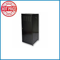 Шкаф серверный напольный 19" 33U, 610х675 мм (Ш*Г), усиленный, черный (UA-MGSE3366MB)