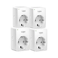 Умная розетка TP-Link Tapo P100 (4-pack) (Tapo P100(4-pack))(1815309544756)