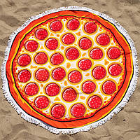Пляжный коврик «Пицца»