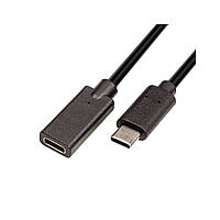 Дата кабель USB-C 3.0 M/F 1.5m 3A PowerPlant (CA912582)(1754386087756)