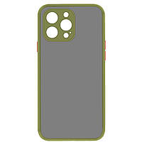 Чехол для мобильного телефона MAKE Apple iPhone 13 Pro Max Frame (Matte PC+TPU) Green