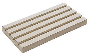 Решітка водовідвідного каналу 49х24х3.7см, Rustique bullee, тон Pierre 310495