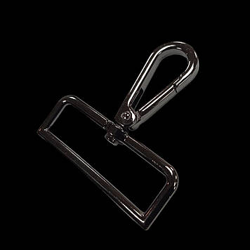 Карабін для сумки 50 мм, колір темний нікель