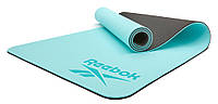 Двосторонній килимок для йоги Reebok Double Sided Yoga Mat синій Уні 176 х 61 х 0,6 см