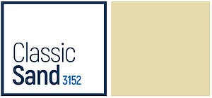 Мембрана бежева Sand 3152, 1.65м з лаковим покриттям, армована OgenFlex 327059015006