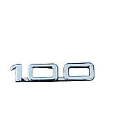 Эмблема надпись на багажник Audi Ауди 100 на скотче 91х15мм УЦЕНКА!