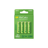 Аккумулятор Gp AA 130AAHCE-2GBE4 Recyko+ 1300 mAh * 4 (130AAHCE / 4891199186523)(1811650093756)