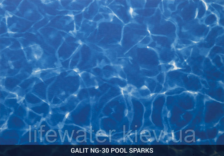 Мембрана синій мармур Pool Sparks Galit, 1.65м з лаковим покриттям, армована OgenFlex 327073444001