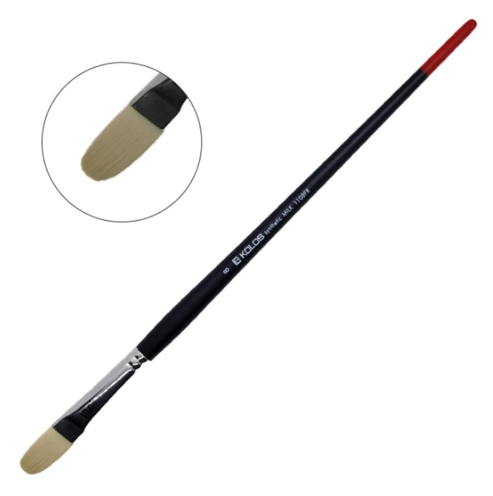 Пензель KOLOS синт овальн. Milk 1108FR д.р._№8, фото 1