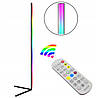 Кутова LED RGB Bluetooth лампа торшер з пультом і керуванням із телефона, фото 3