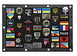 Панель для шевронів патчів і нашивок — стенд для шевронів, патч-бонд велка панель для знаків відмінності, фото 5