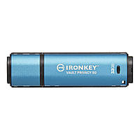 USB флеш накопитель Kingston 32GB IronKey Vault Privacy 50 USB 3.2 (IKVP50/32GB)(1694210279756)