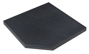 Камінь 33, кут  внутрішній 45х45х3,5 гострий, NOVASCHISTE, тон Anthracite 313771