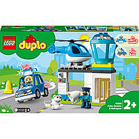 Конструктор LEGO DUPLO Town Полицейский участок и вертолет 40 деталей (10959)(1728442838756)