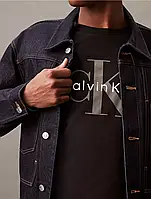 Бавовняна футболка з монограмою Calvin Klein