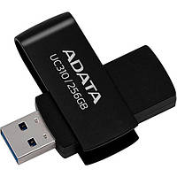 Флеш-накопичувач A-DATA 256Gb USB 3.2 UC310 Black (UC310-256G-RBK)