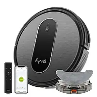 Робот пилосос Kyvol Cybovac D10 Random/250ml+200ml/2600mA/2000pa/Google Assistant,Amazon Alexa\Black