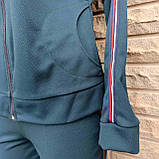 Спортивний костюм жіночий "Н" зелений, фото 5