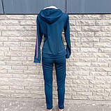 Спортивний костюм жіночий "Н" зелений, фото 2