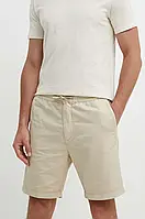 Urbanshop com ua Лляні шорти Pepe Jeans RELAXED LINEN SMART SHORTS колір бежевий PM801093 РОЗМІРИ ЗАПИТУЙТЕ