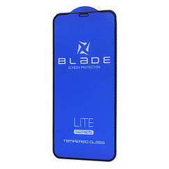 Захисне скло BLADE LITE Series Full Glue iPhone 12/12 Pro без паковання black