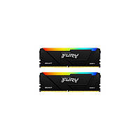 Модуль памяти для компьютера DDR4 16GB (2x8GB) 3600 MHz Beast RGB Kingston Fury (ex.HyperX)