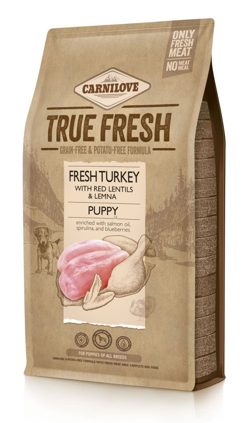 Беззерновий корм для цуценят всіх порід з індичкою Carnilove True Fresh Turkey Puppy 1,4 кг