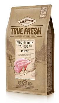 Беззерновий корм для цуценят всіх порід з індичкою Carnilove True Fresh Turkey Puppy 1,4 кг