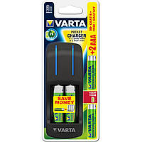 Зарядное устройство для аккумуляторов Varta Pocket Charger + 2AA 2100 mAh +2AAA 800 mAh NI-MH