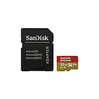 Карта памяти SanDisk 32GB microSDHC V30 A1 UHS-I U3 4K Extreme (SDSQXAF-032G-GN6MA)(1869921413756)