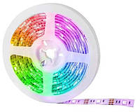 Світлодіодна стрічка LED RGB гирлянда USB від повербанка 5 V з пультом режими 5 м різнокольрова Код/Артикул 10 77725