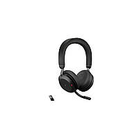 Наушники Jabra Evolve2 75 MS Stereo USB-A Black (27599-999-999)(1729423242756)