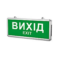 Cвітлодіодна аварійна вивіска ВИХІД TITANUM TL-EM101-S одностороння, фото 2