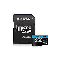 Карта памяти ADATA 256GB microSDXC calss 10 UHS-I V10 A1 (AUSDX256GUICL10A1-RA1)(1672283858756)