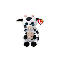 Мягкая игрушка Ty Beanie bellies Корова COW 25 см (41287)(1694358116756)