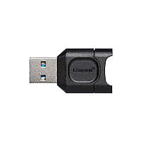 Считыватель флеш-карт Kingston USB 3.1 microSDHC/SDXC UHS-II MobileLite Plus (MLPM)(1814265027756)