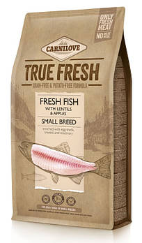 Беззерновий корм для собак дрібних порід із рибою Carnilove True Fresh Fish Adult Small Breed 1,4 кг