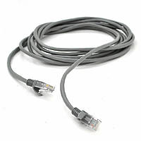 Патч-корд 25м, RJ-45, Cat.5e, CCA, биметалл, серый Ritar (PCR-CCA/25G / 00227)(1784863170756)