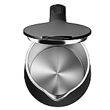 Електрочайник Adler AD 1345 чорний LED з регулятором температури 1.7л STRIX, фото 5