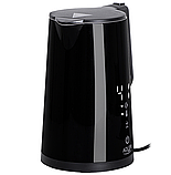 Електрочайник Adler AD 1345 чорний LED з регулятором температури 1.7л STRIX, фото 2