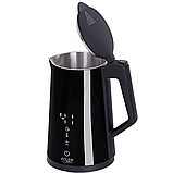 Електрочайник Adler AD 1345 чорний LED з регулятором температури 1.7л STRIX, фото 4